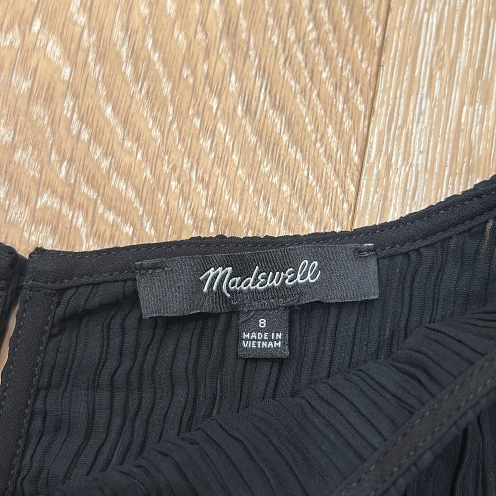 Madewell Plisse Mini Tee Dress - Picture 5 of 13